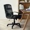 Flash Furniture Leather Task Chair, Black CH-197220X000-BK-GG - alternate 4